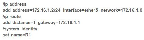 Конфигурация устройств R1