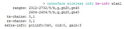 Пример демонстрации аппаратных возможностей радиомодуля для RB951Ui-2HnD 802.11 n MikroTik