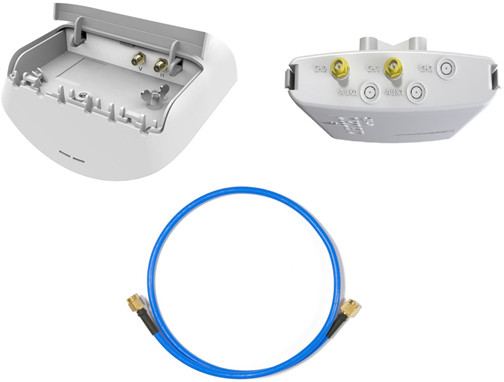 Устройства mANT 15s, BaseBox 5 и ВЧ-кабель wi-fi роутер микротик