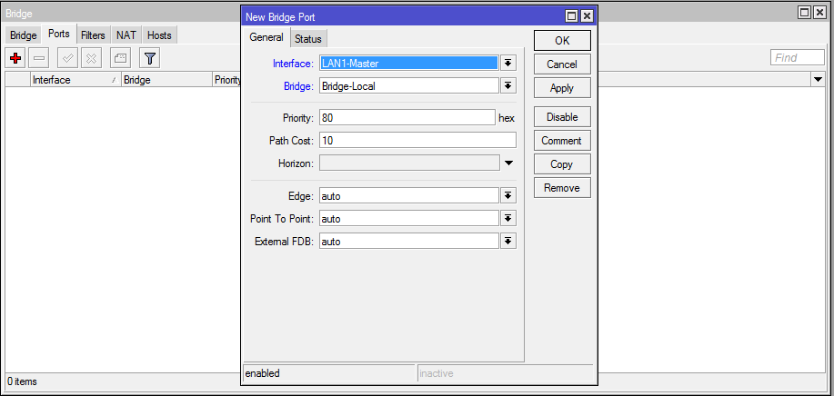 Настройка Микротик