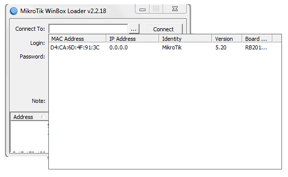 Настройка Микротик